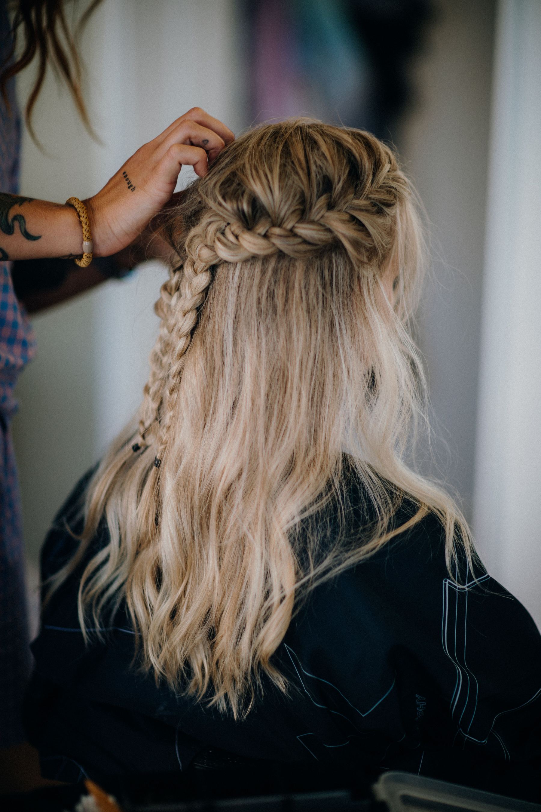 Braided updo